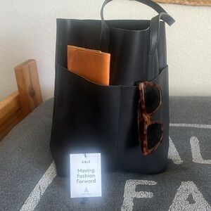 ABLE Selam Black Tote Bag